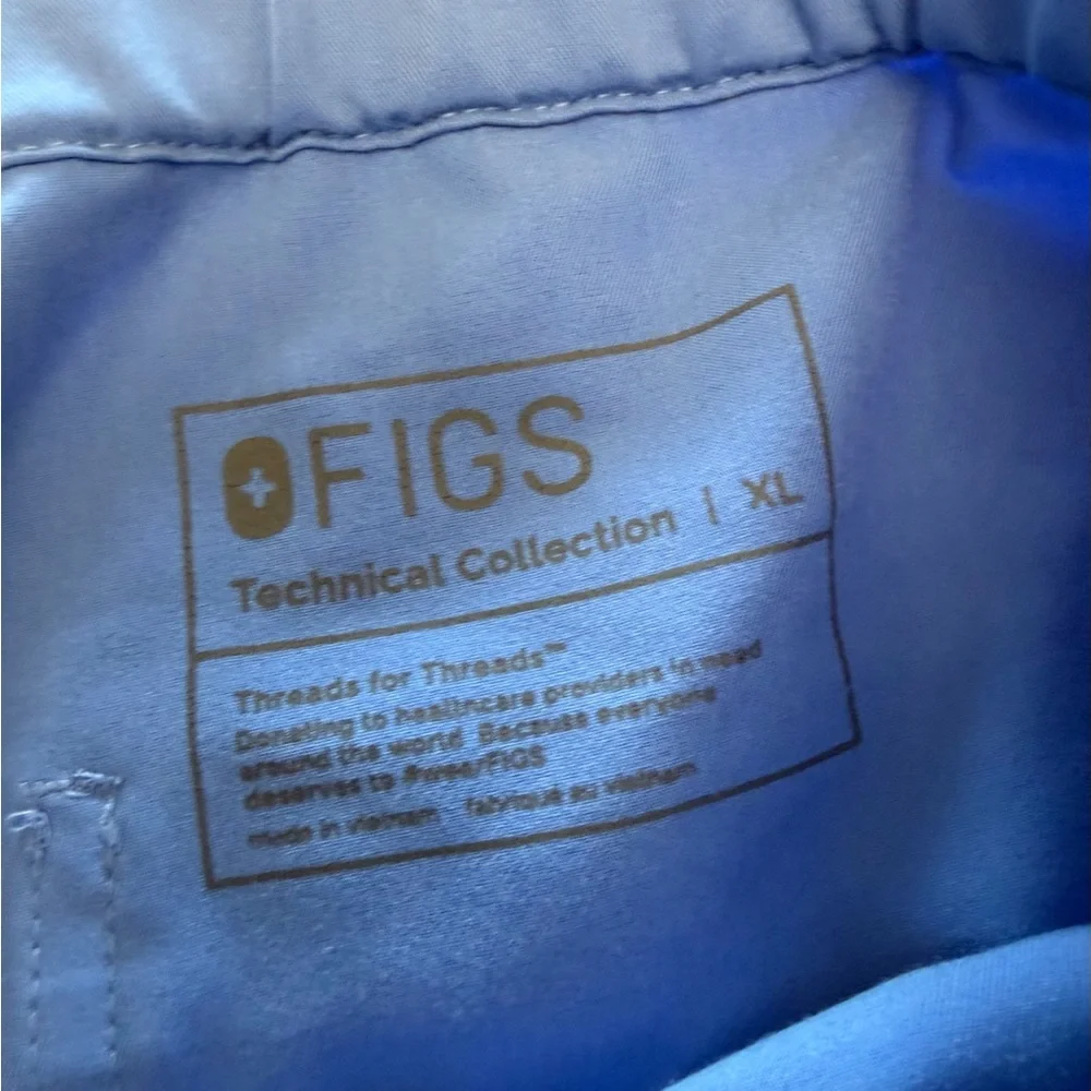 Men’s Pisco Straight-Leg Scrub Pant Blue FM4500 Sz XL